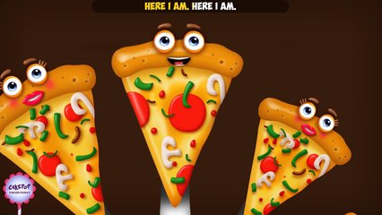 FOX FAMILY BIG PIZZA New Episode Surprise Eggs Finger Family Song Nursery Rhymes