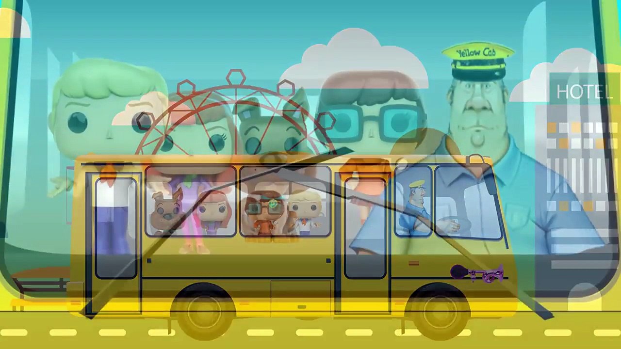 Scooby Doo! Unmasked ,Finger Family & Wheels On The Bus Nursery Rhymes Songs for Children