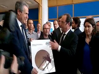 Visite François Hollande à Grenoble