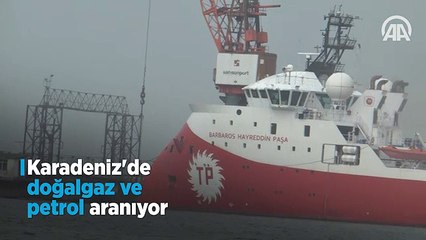 Karadeniz'de doğalgaz ve petrol aranıyor