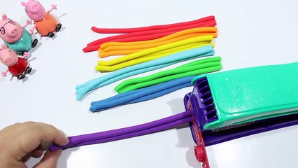 Play Doh! - Creating Wonderful Cake Ice Cream For Peppa Pig Español Food Kitchen