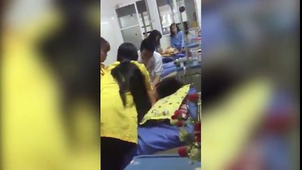 THANH NIÊN KUTE SỢ TIÊM KHÓC NHÈ