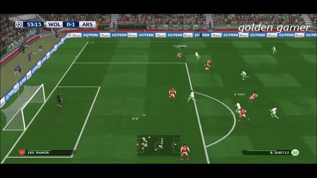 {golden gamer}Pes 2016 Arsenal & wolfsburg second half mp4