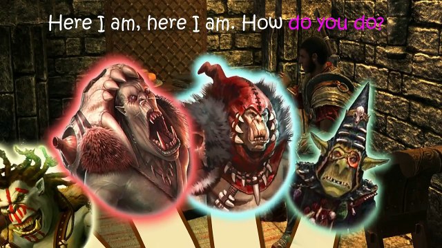 Битва мультфильмы демон эпический Семья палец питомник орк рифмы против |