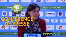 Conférence de presse Clermont Foot - Chamois Niortais (0-1) : Corinne DIACRE (CF63) - Denis RENAUD (CNFC) - 2016/2017
