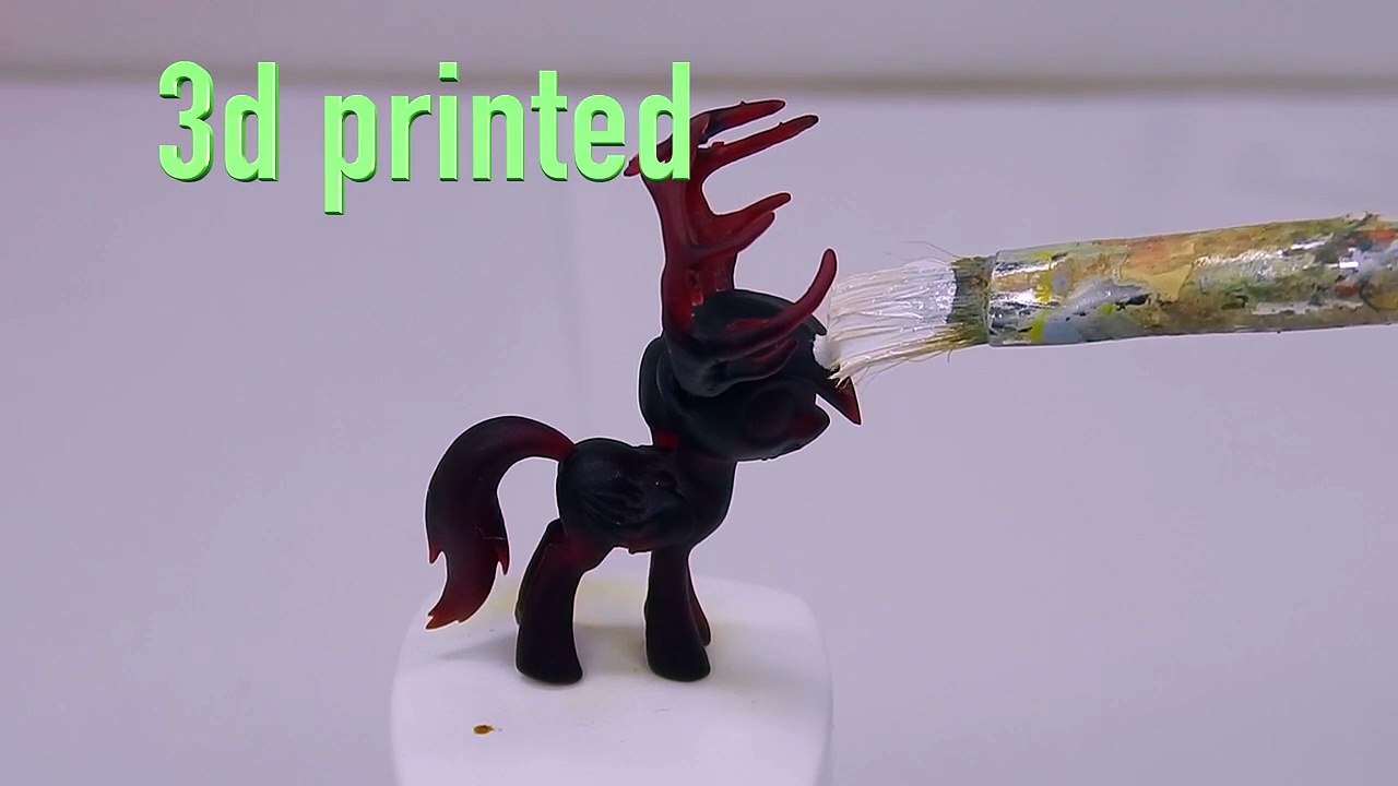 Santa Claus's MLP reindeer diy miniature toy 3d printed-vcDeLySAF14