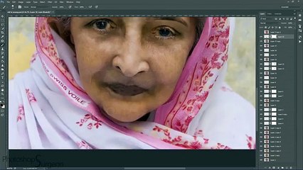VERY OLD lady made YOUNG and BEAUTIFUL again!
