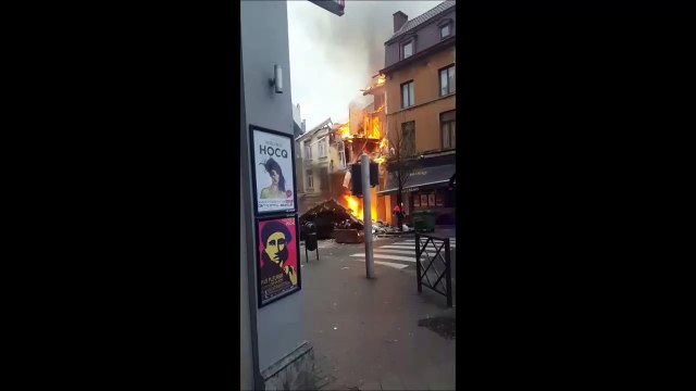 Saint-Gilles: les premières images après l'explosion