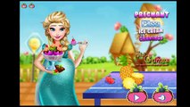 ☆ Disney Frozen Pregnant Elsa Ice Cream Cravings Video Cooking Game For Little Kids & Todd