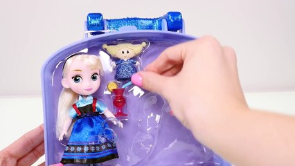 NEW Disney Frozen Mini Elsa Animators Collection + Play Doh Olaf Surprise Egg Toy Doll Unb
