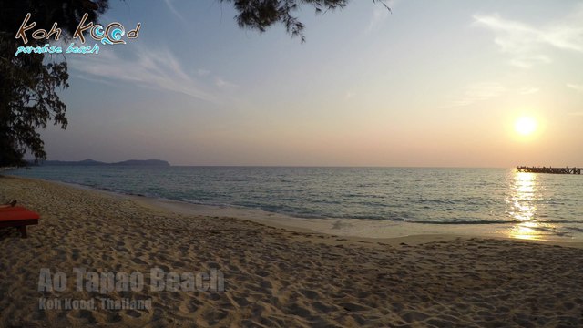 Sunset from Ao Tapao Beach, Koh Kood, Thailand