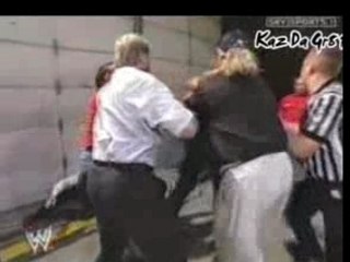 Triple H & Kevin Nash Fight Backstage