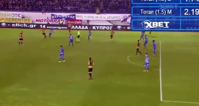 Petros Mantalos Goal - Atromitos 0-1 AEK Athens FC 18.03.2017 HD