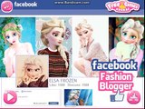 Elsa Facebook Fashion Blogger - Disney Princess Elsa Frozen Dress Up Game For Girls