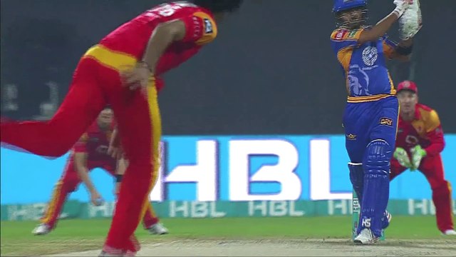 PSL 2017 Playoff 2- Karachi Kings vs. Islamabad United - Babar Azam Batting