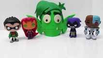 TEEN TITANS GO! Play-Doh Surprise Eggs Robin & Beast Boy & Teen Titans Go Surprise Toys