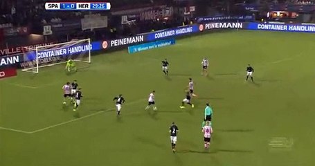 Sanusi GOAL (1:0)  Sparta Rotterdam vs Heracles