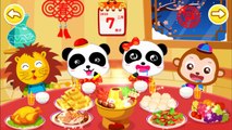 baby panda babybus - chinese new year 2016 - game for kids