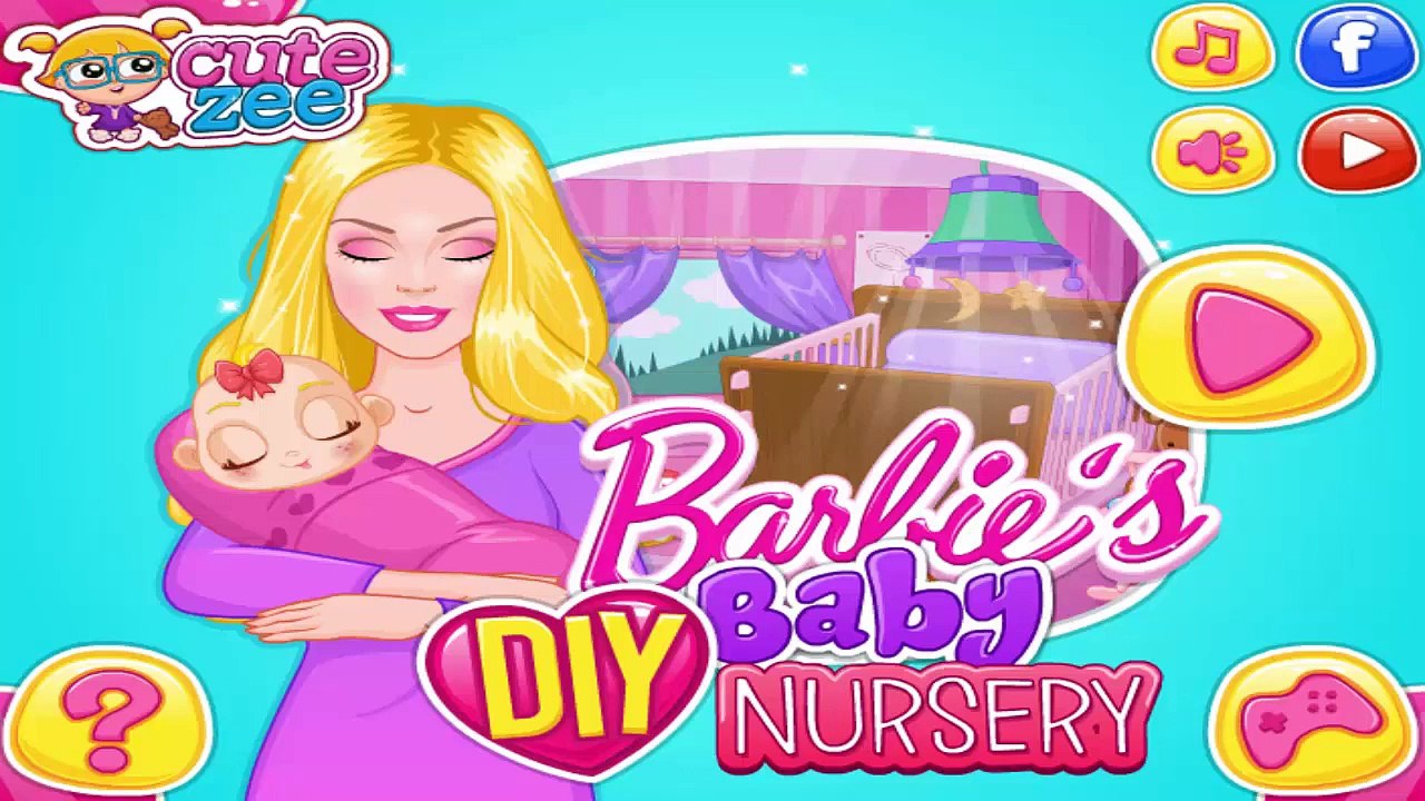 barbie with babies in nursery