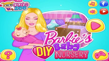 Barbies DIY Baby Nursery - Barbie Have a Baby Game for Girls