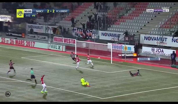 Arnold Mvuemba Goal HD - Nancy 2-3 Lorient - 18.03.2017