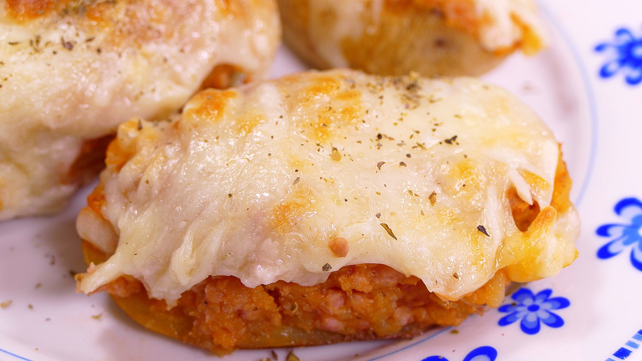 papas rellenas de carne - recetas de cocina fac...
