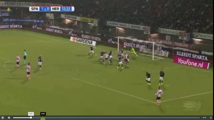 Pusic Goal - Sparta vs Heracles 2-0 18.03.2017 (HD)