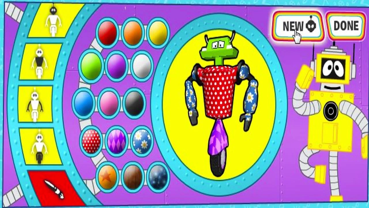 Nick JR Yo Gabba Gabba Plex Robot Creation Station - Cartoon Movie Game - New Episodes 201