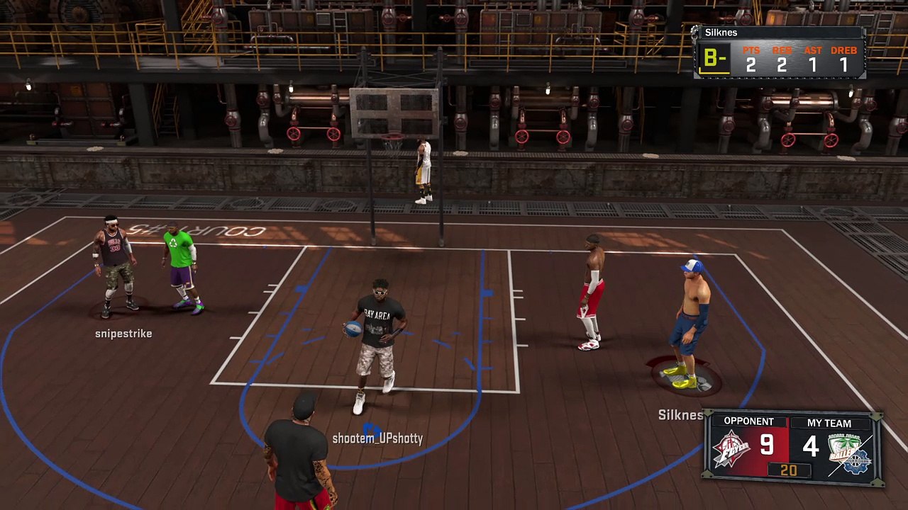NBA 2K17 ball movement s