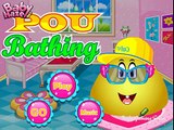 Baby Pou Bathing - Pou Baby Games For Kids HD