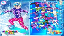 Disney Frozen Elsa Snowboarder Dress Up games Frozen baby Elsa and Anna songs for children