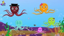 Octopus Finger Family | 3D Nursery Rhymes For Kids | Songs For Childrens