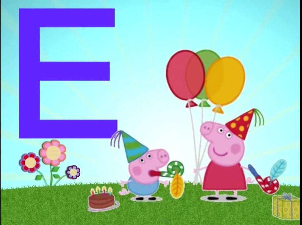 Peppa Pig - impara l alfabeto in italiano - italian alphabet song - abecedario abc Peppa