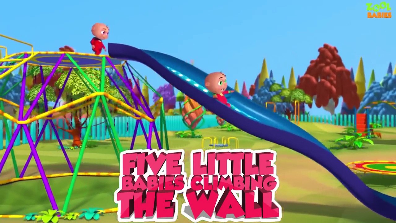 Five Little Babies Playing Toy Cars | Zool Babies Fun Songs | Five Little Babies Collectio