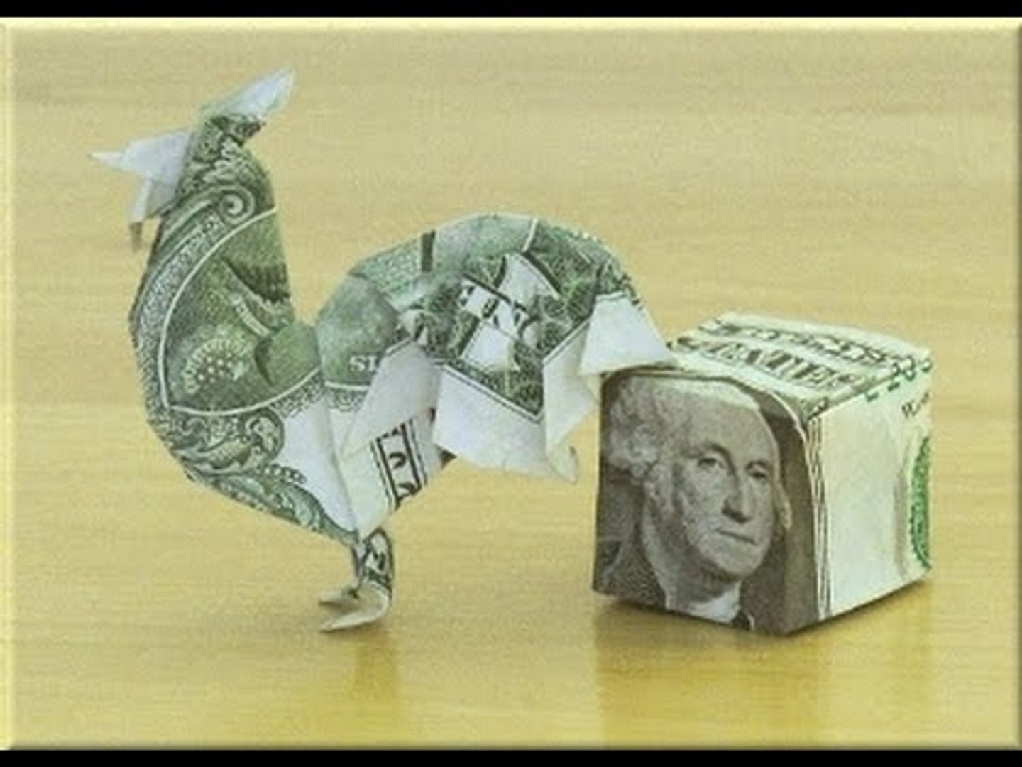 Tutorial Origamidollar Origami Rooster Video Dailymotion