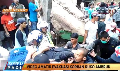 Ruko Ambruk, 1 Tewas dan Seorang Lain Terluka