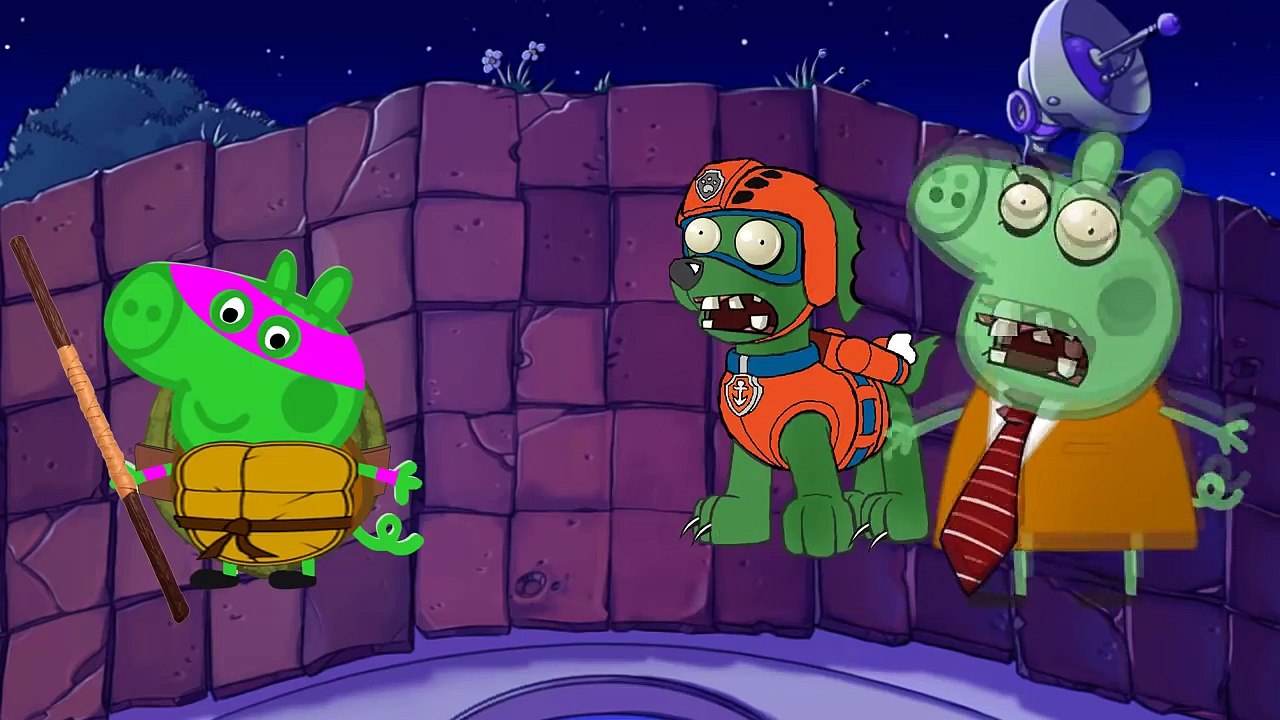 PAW Patrol Zombie Bites Peppa Pig Superman Family Cartoon. Cartoons for kids