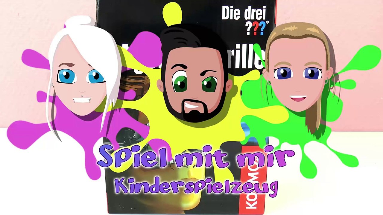 DETEKTIV KOFFER Die Drei ??? Kosmos mit Absperrband & Fingerabdruckpulver - Kaan, der Dete