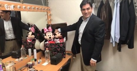 En el camerino con Jorge Salinas - Vía Reforma