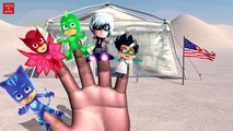 PJ Masks Finger Family | Nursery Rhymes | 3D Animation In HD From Binggo Channel