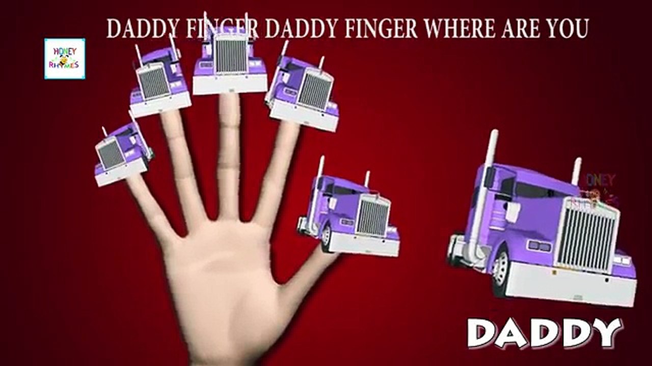♫ Finger Family Song - Monster Truck - Nursery Rhymes - Daddy Finger Binkie TV ♫