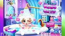 Frozen Baby Bath With Anna And Elsa Babies | Funny Baby Games For Girls