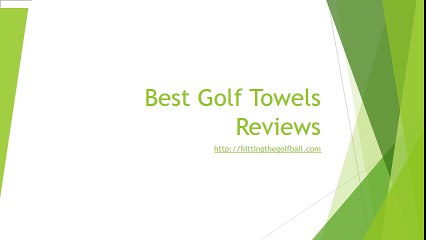 Best Golf Towels Reviews