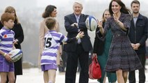 Kate Middleton and Prince William Play Rugby with Paris Schoolchildren
