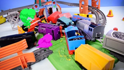 Funny ABC | 30+ min | Crushing Thomas and friends | Funny Learning Video