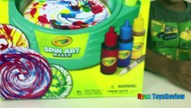 Cra-Z-Art Spinning Art Painting Set CHALLENGE Toy Review Kid Friendly Art Competition Disn