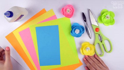 DIY Simple FLOWERS from paper _ Spring IDEAS
