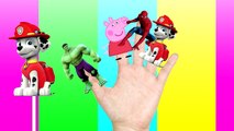 Finger Family Lollipop Hulk Frozen Elsa SuperHero Spiderman Nursery Rhymes lyrics song for