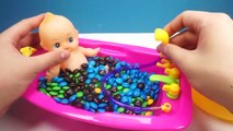 Learn Colors Baby Doll Bath Playing Time DIY Learn Colors Play Doh-j3l8sOkk2AY