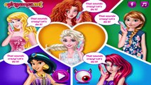 Disney Princesses Halloween Costumes - Elsa Ariel Jasmine Aurora Dress Up Game for Kids